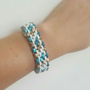 Unique, hand made metal bracelet!